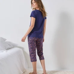 3/4-pyjamabroek met print 