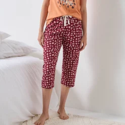 3/4-pyjamabroek met print 