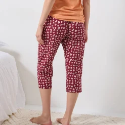3/4-pyjamabroek met print 