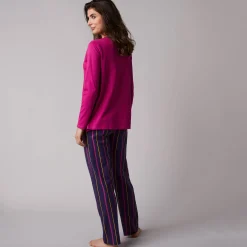 Pyjamabroek met strepenprint Estrella - katoen