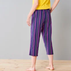 3/4-pyjamabroek met strepenprint Estrella - katoen