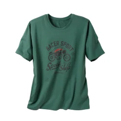 Pyjamashirt met geplaatste print en korte mouwen