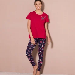 Pyjamashirt met korte mouwen