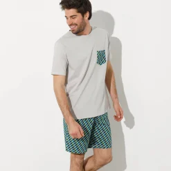 Pyjamashirt met korte mouwen