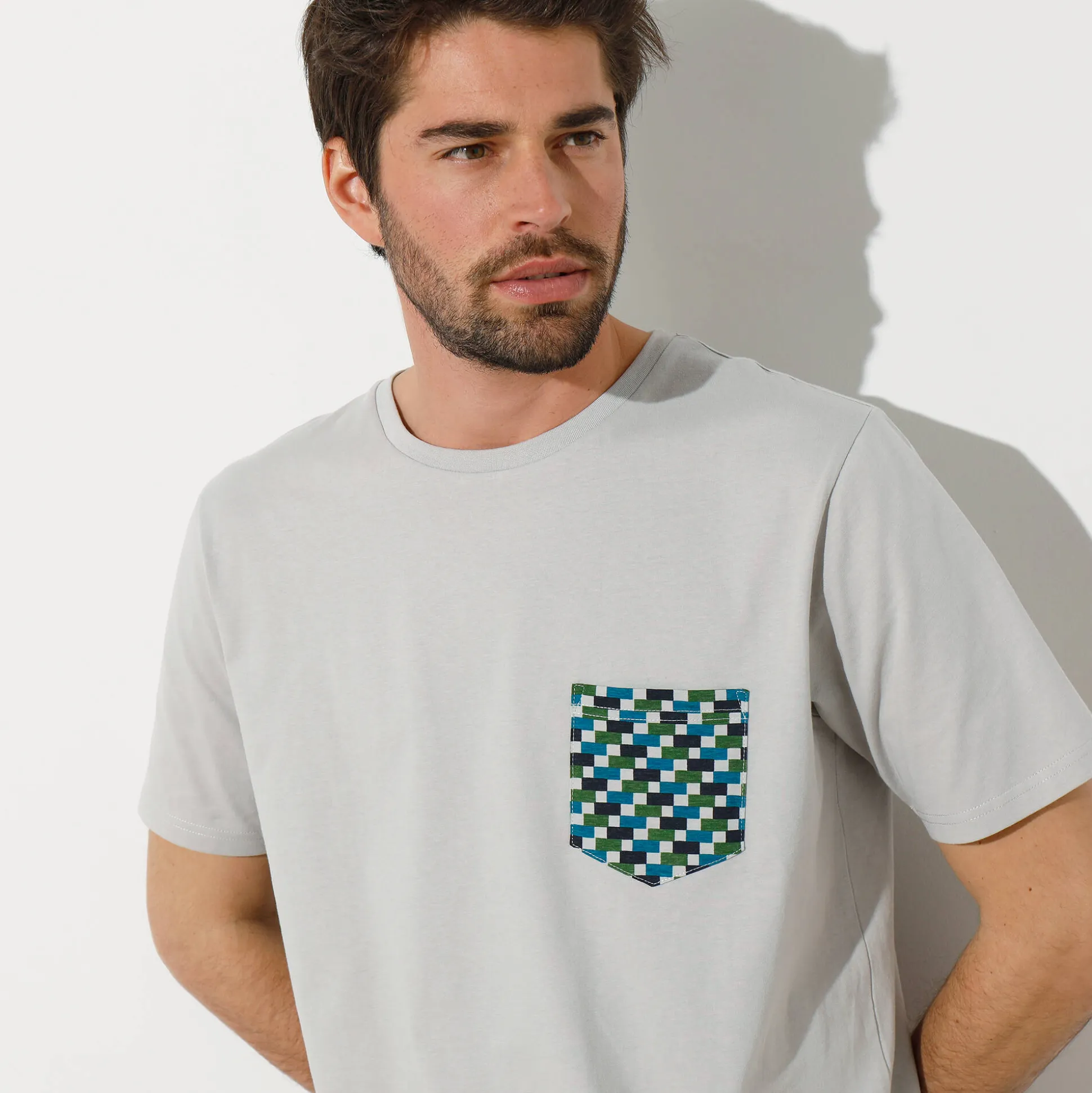 Pyjamashirt met korte mouwen
