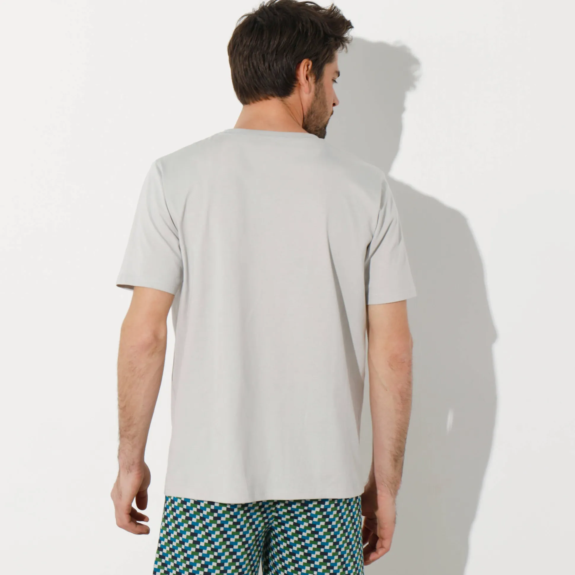 Pyjamashirt met korte mouwen