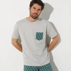 Pyjamashirt met korte mouwen