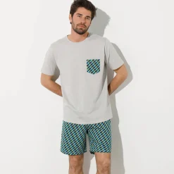 Pyjamashirt met korte mouwen