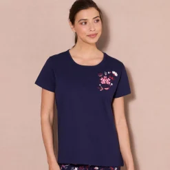 Pyjamashirt met korte mouwen