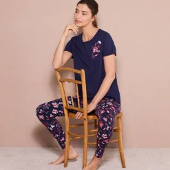 Pyjamashirt met korte mouwen