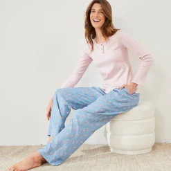 Pyjamashirt met lange mouwen