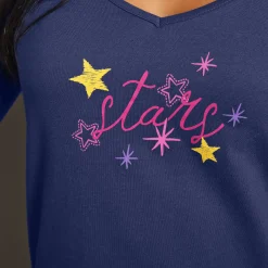 Pyjamashirt met lange mouwen en print Estrella