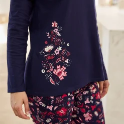 Pyjamashirt met lange mouwen