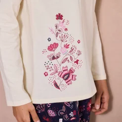 Pyjamashirt met lange mouwen