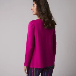 Pyjamashirt met lange mouwen en print Estrella