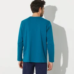 Pyjamashirt met lange mouwen