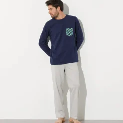Pyjamashirt met lange mouwen