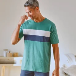 Pyjama-T-shirt met korte mouwen, groen