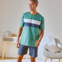 Pyjama-T-shirt met korte mouwen, groen