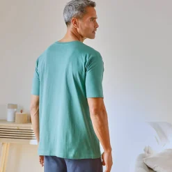 Pyjama-T-shirt met korte mouwen, groen