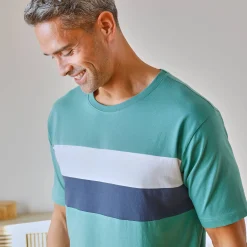 Pyjama-T-shirt met korte mouwen, groen