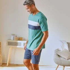 Pyjama-T-shirt met korte mouwen, groen