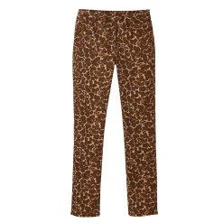 Rechte broek, dierenhuidprint