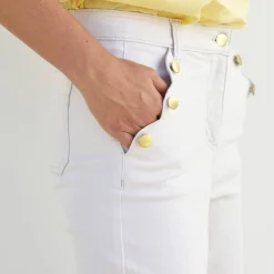 Rechte broek in 7/8-model