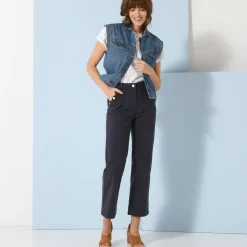 Rechte broek in 7/8-model