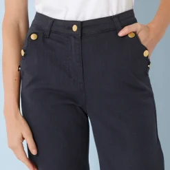 Rechte broek in 7/8-model