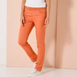 Rechte broek met elastische taille
