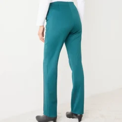 Rechte broek met platte buik-effect, tricot