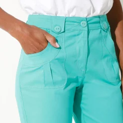 Rechte 7/8-broek met stretch