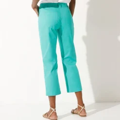 Rechte 7/8-broek met stretch