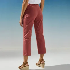 Rechte 7/8-broek met stretch