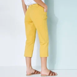 Rechte 7/8-broek met stretch