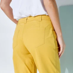 Rechte 7/8-broek met stretch