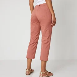 Rechte 7/8-broek met stretch