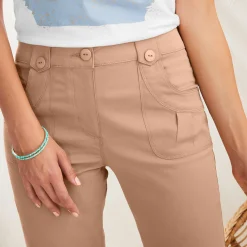 Rechte 7/8-broek met stretch