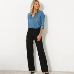 Rechte broek, milanotricot