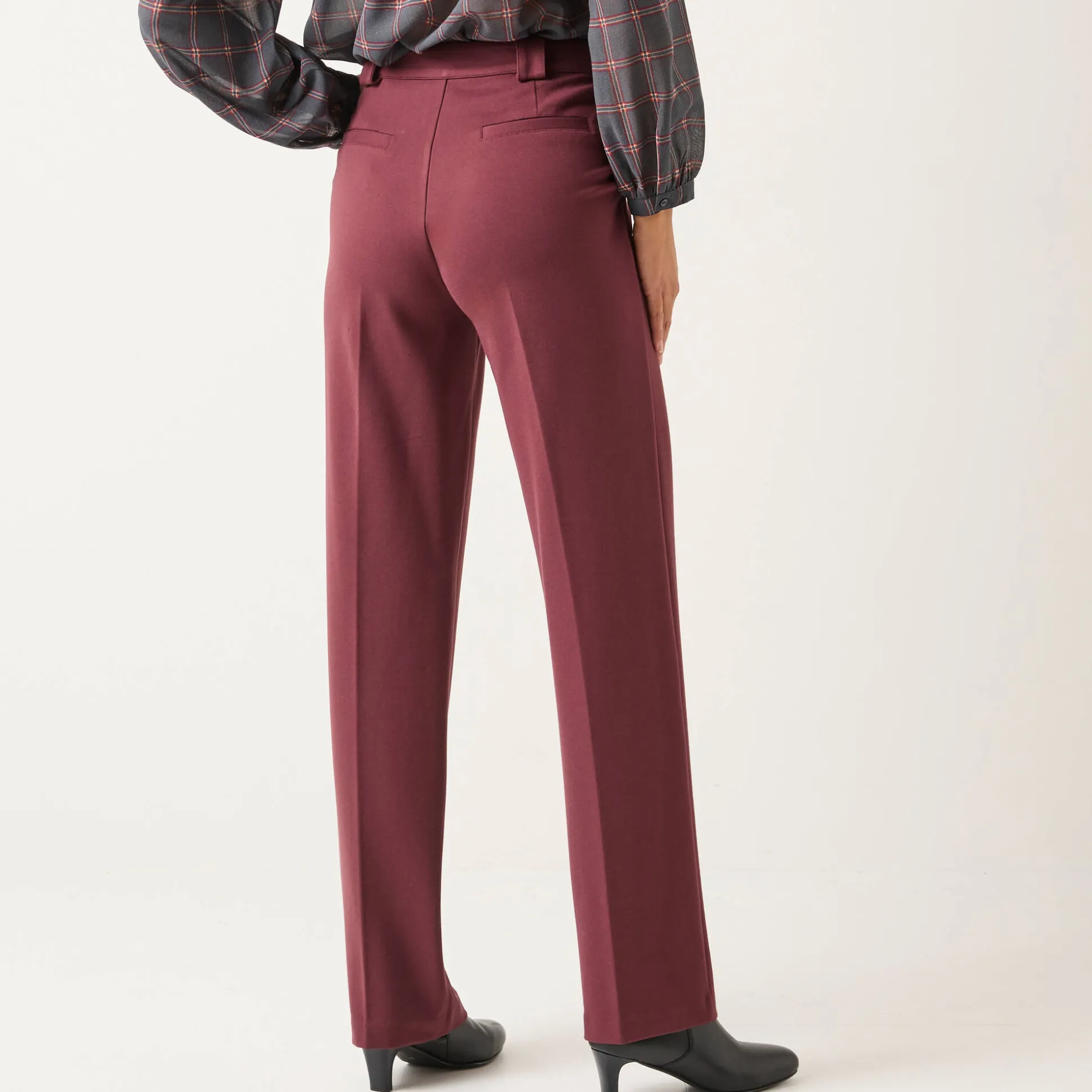 Rechte broek, milanotricot