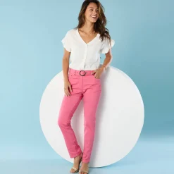 Rechte broek, speciaal voor kleine lengtes