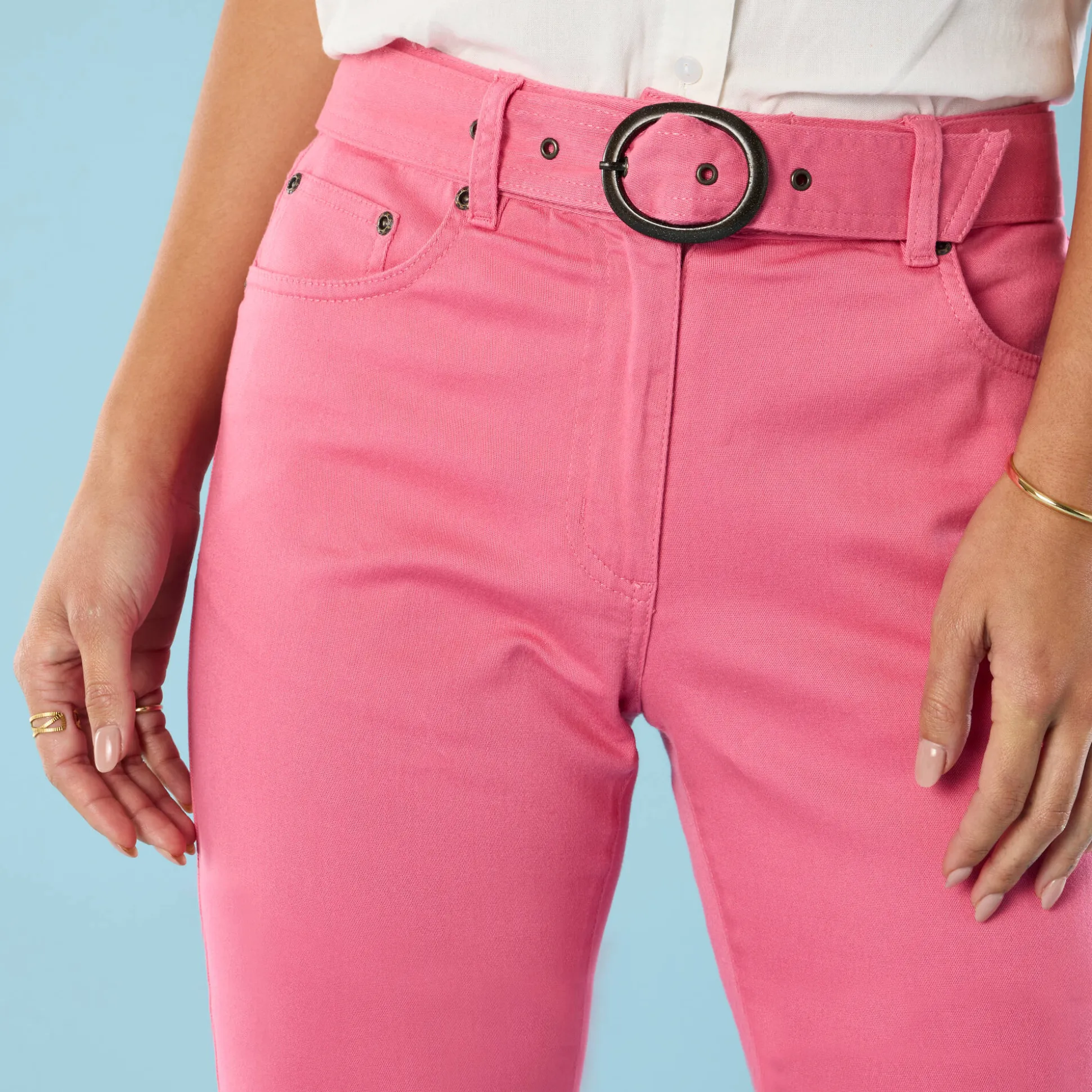 Rechte broek, speciaal voor kleine lengtes