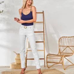 Rechte broek, speciaal voor kleine lengtes