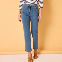 Rechte jeans met 5 zakken