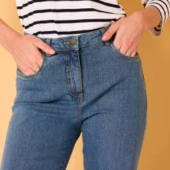 Rechte jeans met 5 zakken