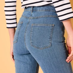 Rechte jeans met 5 zakken