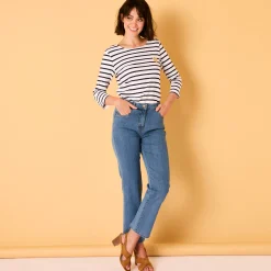 Rechte jeans met 5 zakken