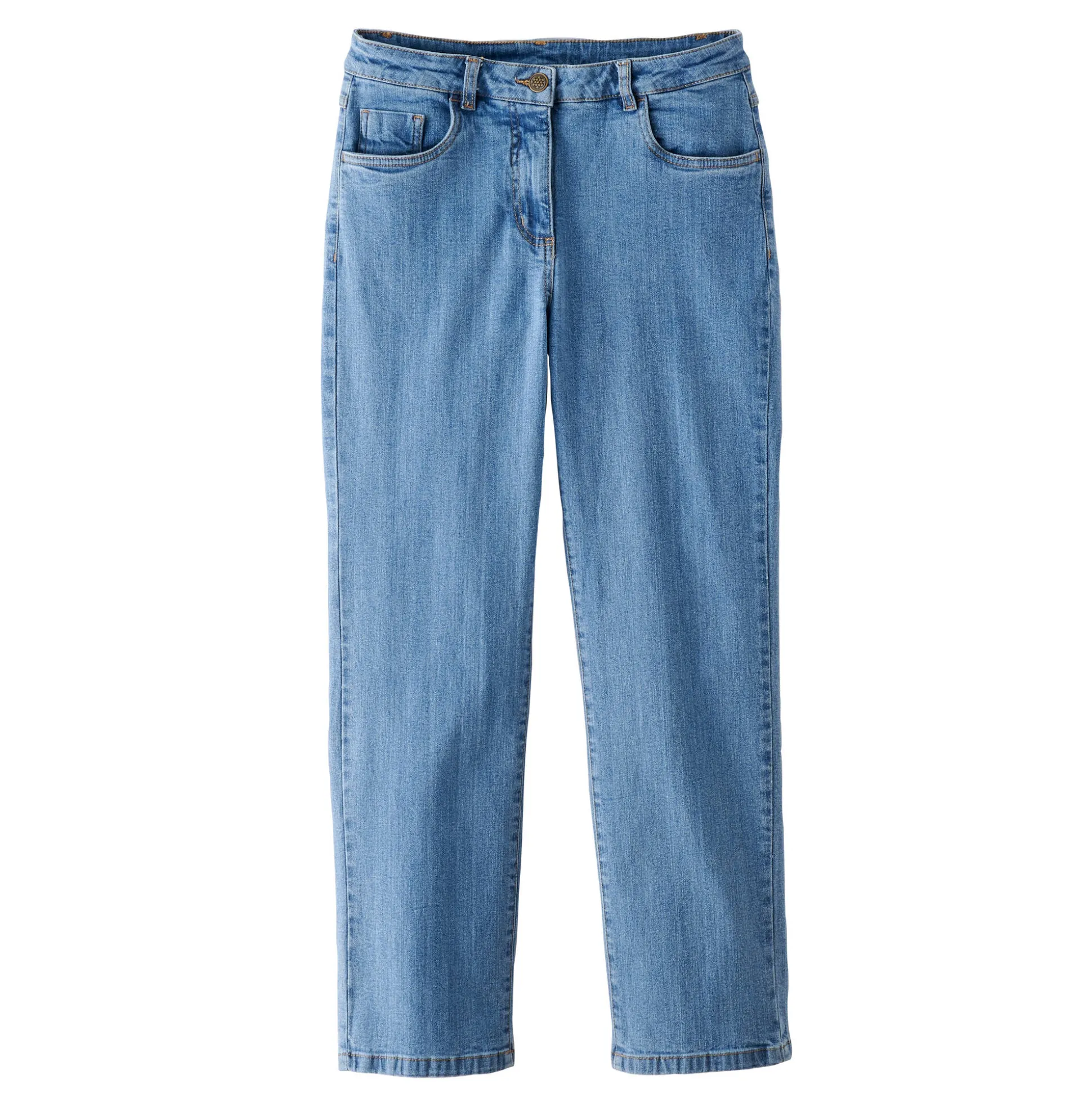 Rechte jeans met 5 zakken