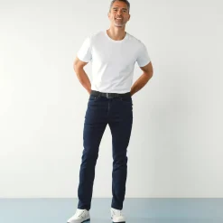 Rechte jeans met 5 zakken, ultrastretch denim - L30